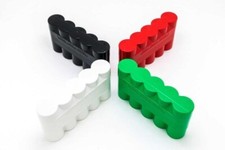 JCH 120mm Plastic Film Roll Case 5rolls 120mm film camera Red