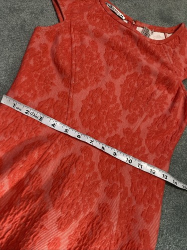 Yoana Baraschi Coral Embroidered Stretch Fit & Flare Dress Size Small - Picture 12 of 13