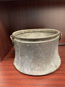 Antique Copper Cauldron Apple Butter Pot 1800s Hand Forged Dove