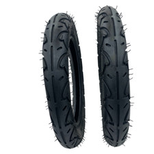 PACK DOBLE Q-203 12 1/2 x 2 1/4 Neumático 47/49cc Scooter Eléctrico Moto Bicicleta Ciclomotor