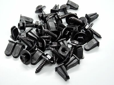 20 Spreizmutter Clips 20 Schrauben für Verkleidung Radkasten Bmw Mini Mercedes