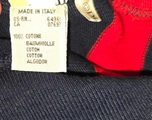 Vtg United Colors of Benetton Mickey Mouse Script Mens Sweater Large Disney - Picture 8 of 10