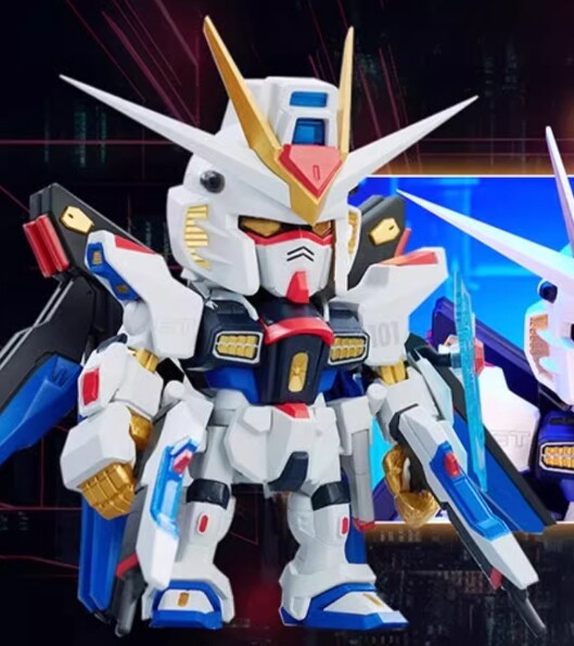 t*6様 QMSV mini STRIKE FREEDOM GUNDAM シーク Bandai Namco QMSV Mini Strike Freedom & ∞ Justice Gundam