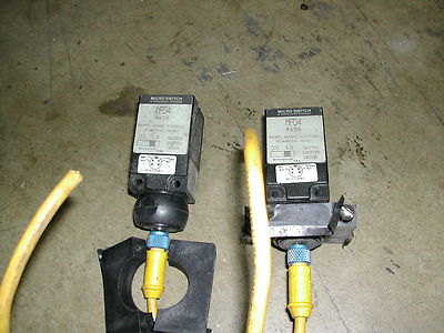LOT OF 2 Honeywell MPD4 SHORT RANGE SCANNING HEAD W/ MPT42HD-CM MICRO SWITCH