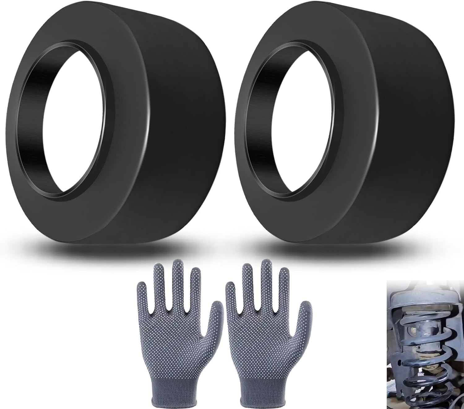 2 Inch Front Coil Spring Spacer, Leveling Kit Compatible with Je'Ep Wra'Ngler JK