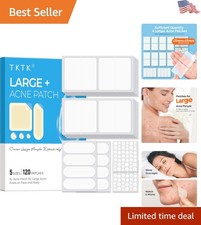 Multi-Size Hydrocolloid Acne Patches - 120 Ct, Perfect for Large Breakouts