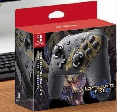 Monster Hunter Rise Edition Wireless Pro Controller for Nintendo Switch NEW