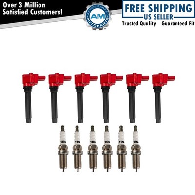 TRQ Performance Ignition Coils Spark Plugs Kit Fits 2015-2016 Audi A8 Quattro