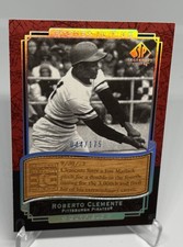 2003 SP Legendary Cuts - Etched in Time Roberto Clemente #ET-RC Holofoil /175