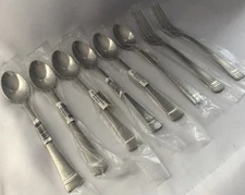 * REED & BARTON - COVENTRY MATTE - FORKS & SPOONS - STAINLESS  FLATWARE * NEW