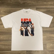 Team USA Basketball T-Shirt - Paris Olympics size L