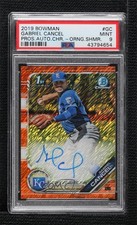 2019 Bowman Orange Shimmer Refractor /25 Gabriel Cancel PSA 9 MINT Auto 1c0k