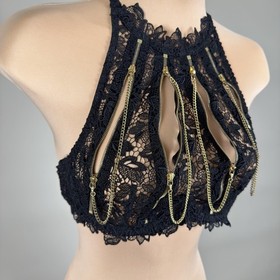 Agent Provocateur Soir&eacute;e Zindie Black Lingerie Set 34D/2(small)
