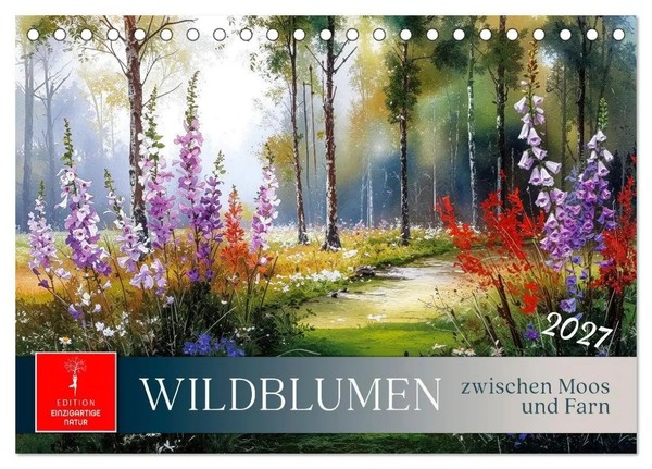 Meike Und Peter Roder | Wildblumen Zwischen Moos Und Farn (Tischkalender 2027...-image