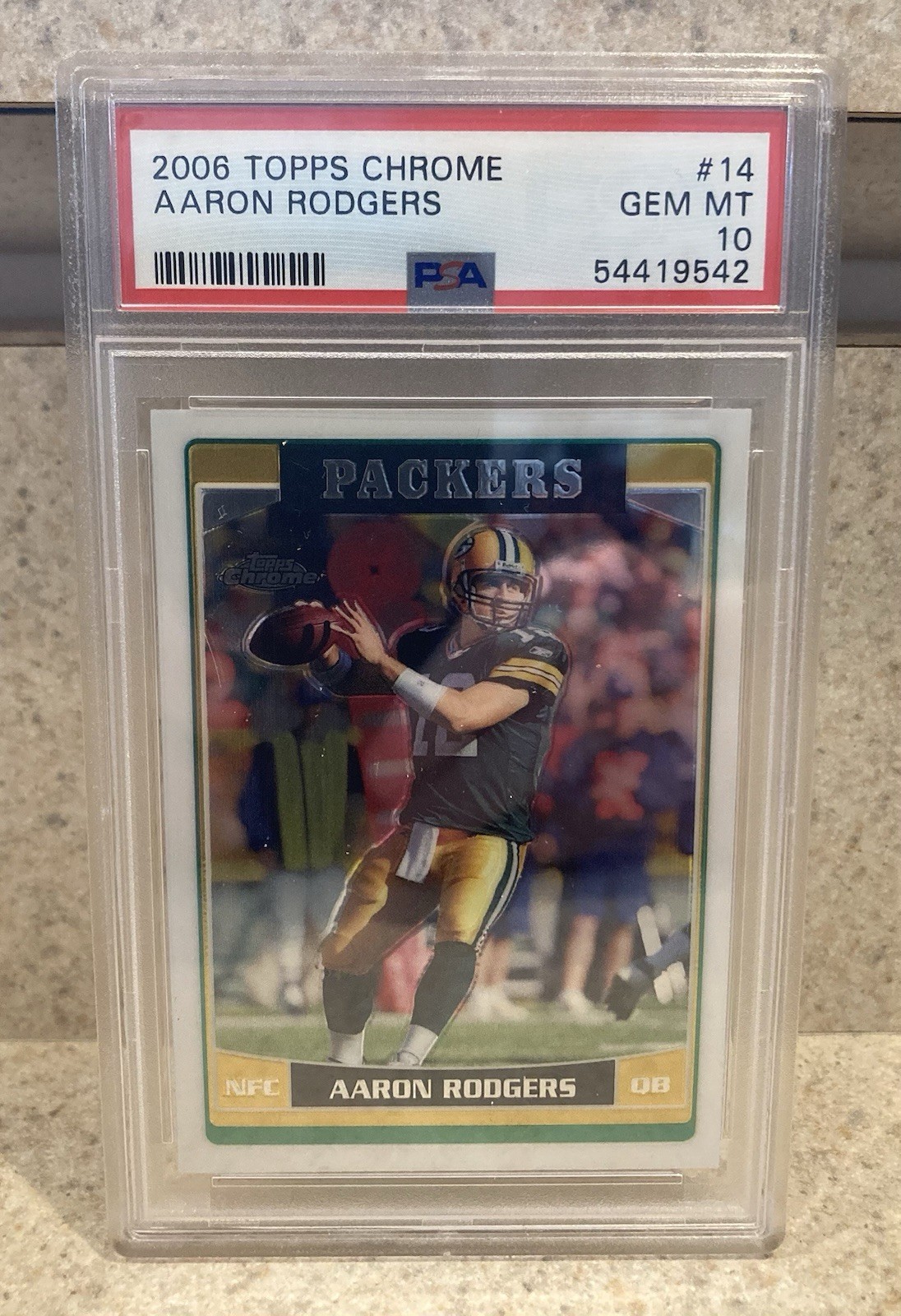 2006 Topps Chrome - Aaron Rodgers PSA 10