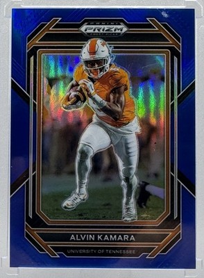 2023 Panini Draft Picks #4 Alvin Kamara Blue /199 - TENN Volunteers | NO Saints