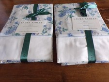 Paire Draps  LAURA ASHLEY   en Percal de coton -  2 fois   180 cm x 290 cm