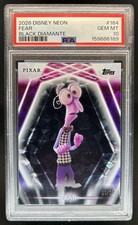 2026 Topps Disney Neon Fear Black Diamante #/10 Inside Out PSA 10 GEM MINT