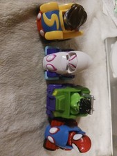 Marvel Spidey and His Amazing Friends Minis Vehicles Toys Lot 4- spider man