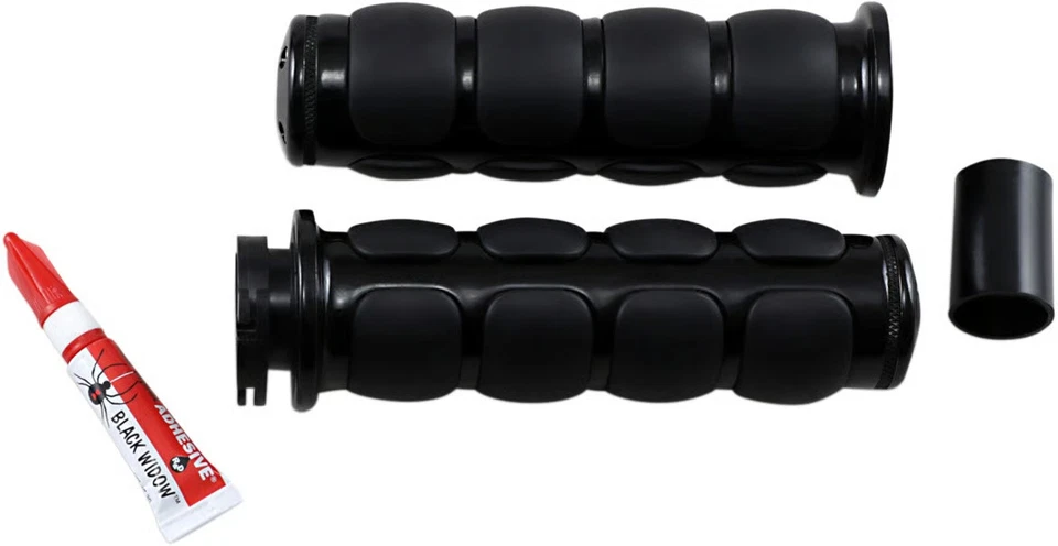 Рукоятки Kuryakyn ISO - стандартные черные для мотоцикла уличного велосипеда 6345 kur6345 - Изображение 2 из 4