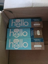 hello Antiplaque Whitening Fluoride Free Toothpaste Peppermint 3 pack 5.0 oz