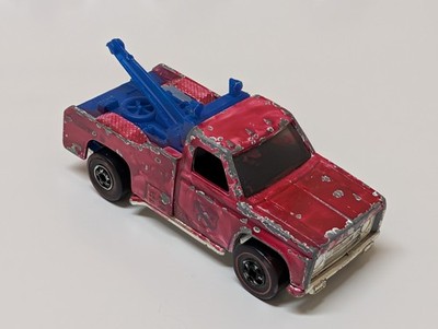 Vintage Hot Wheels Ramblin' Wrecker Tow Truck Redline 1974 Hong Kong Parts Only