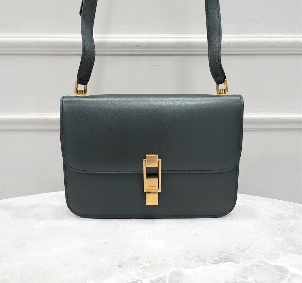 Borsa a tracolla Saint Laurent Kare verde 78666512