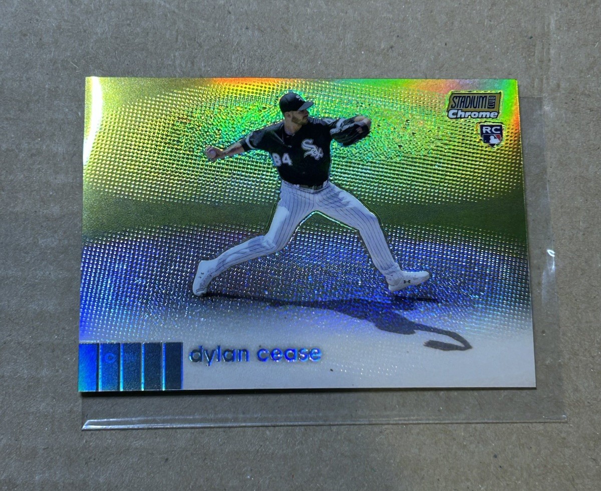 2020 Topps Stadium Club Chrome - Dylan Cease #23 Gold Refractor /50 (RC)