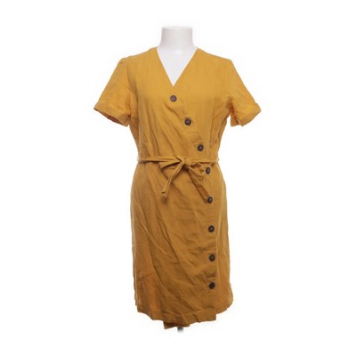 ESPRIT, Kleid, Größe: 38, Gelb, Baumwolle/Leinen, Damen #aPY