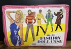 Vintage 1984 Tara Toy Deluxe Fashion Doll Case Pink & 15 Barbie Dolls 1966-1968
