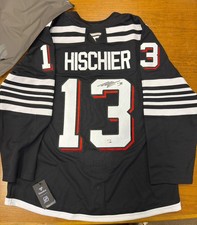 NICO HISCHIER SIGNED NEW JERSEY DEVILS ALTERNATE JERSEY Fantatics COA UnderWraps