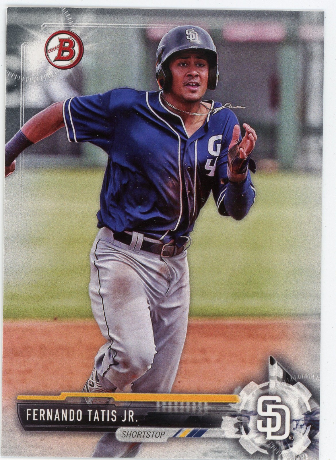2017 Bowman Draft Prospect Rookie Fernando Tatis Jr #71 Padres