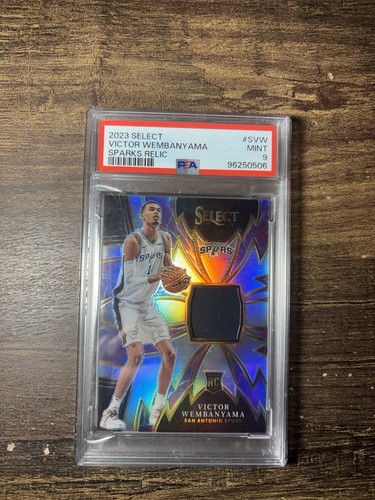 2023-24 Panini Select - Sparks Victor Wembanyama RC patch PSA 9