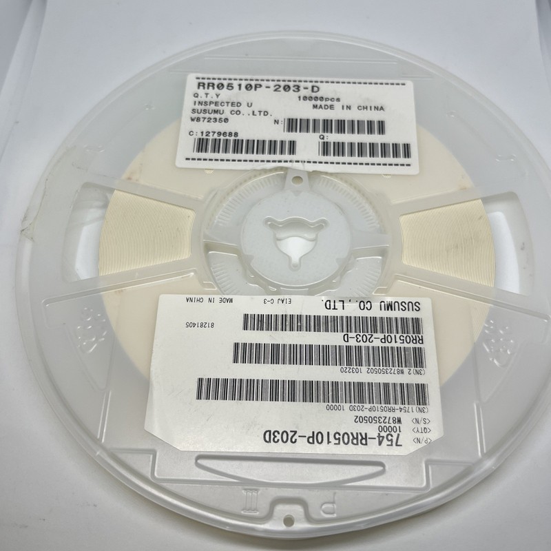 9900 PCS SUSUMU RR0510P-203D RES SMD 20K OHM 0.5% 1/16W 0402