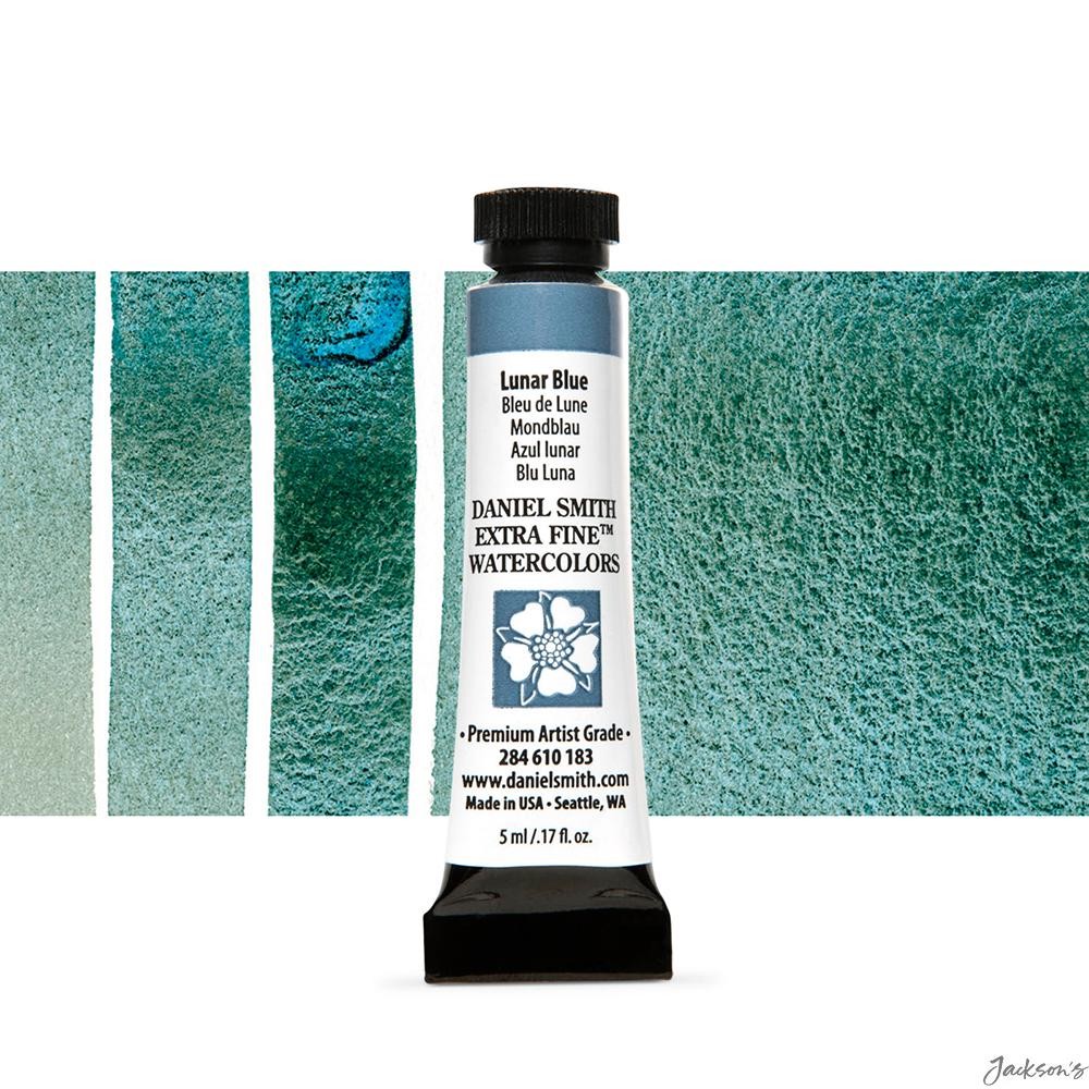 Daniel Smith Watercolour Paint Tube 5ml Lunar Blue Artist Painting