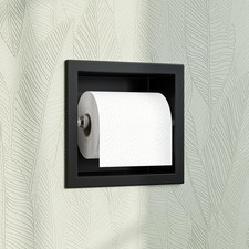 Toilet Paper Holder, SUS 304 Stainless Steel Recessed Toilet Paper Holder Bui...