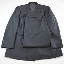 Giorgio Fiorelli 48R 40x32 Gray Double Breasted Super Luxe Mens Suit