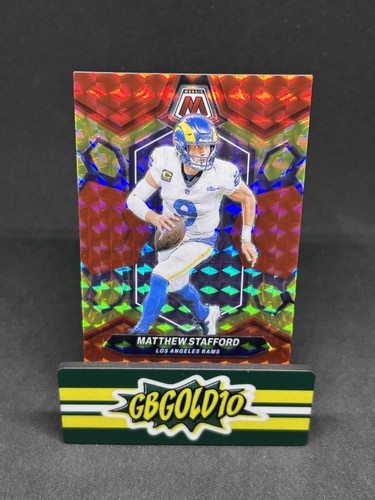 2024 Panini Mosaic Matthew Stafford Red Yellow Choice Prizm /80