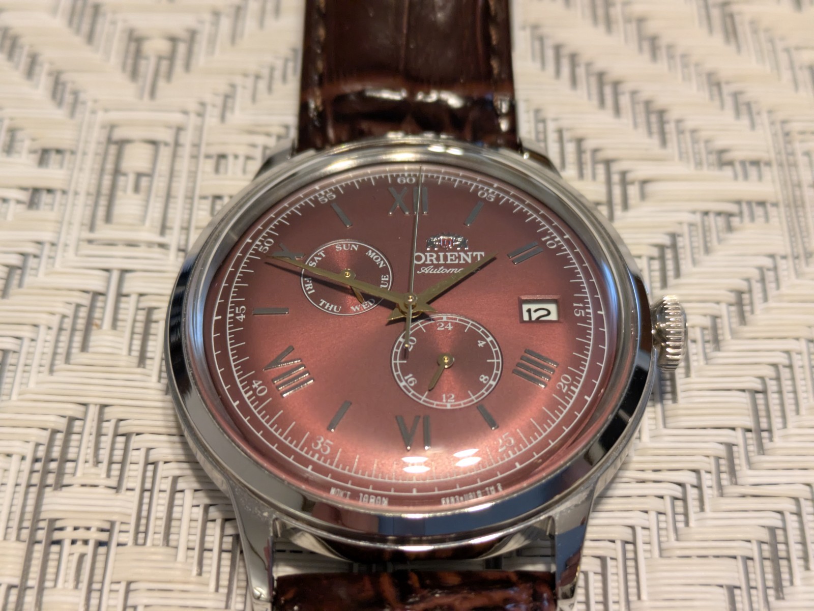Mint Orient Bambino Version 8 Automatic Watch Use… - image 12
