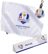 Ryder Cup Pin Flag - 2023 Marco Simone Rome Italy + FREE BAG TAG - RRP&euro;24
