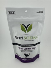 VetriScience Lysine Plus Immune Supplement for Cats 120 Chews