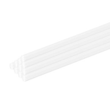 10Pcs 2x250mm White Plastic Rods ABS Styrene Round Stick Round Solid Bar DIY