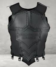 Viking Knight Leather Breastplate Medieval Leather Body Armor Cosplay Costume