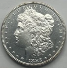 1882 Silver Morgan Dollar Uncirculated