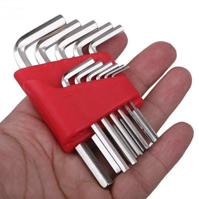 5/8/11pcs Allen Wrench Set Metric Hex Key L Shape Short Arm Tool - NEW