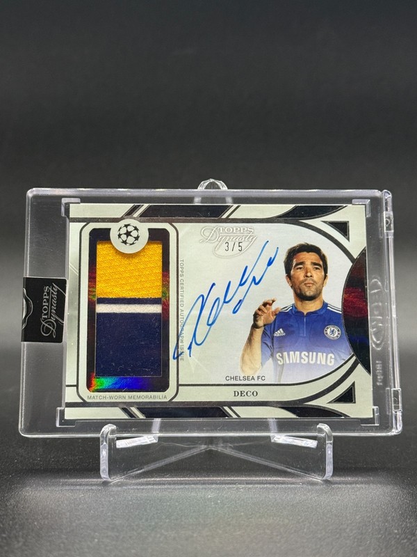 DECO 2024-25 TOPPS DYNASTY UCC #APL-DE2 MATCH-WORN PATCH AUTO 3/5