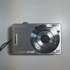 SONY Cyber-shot DSC-W50 Silver Compact Digital Camera No English Menu Japan