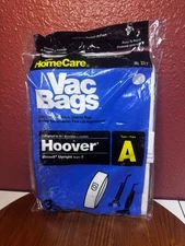 (NEW) Home Care Vac Bags Hoover Type A Bissell Upright Style 2 - 3 BAGS IN PACK