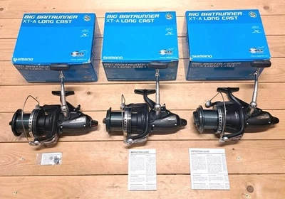 3 × Shimano Big Baitrunner XTA LC Longcast Freilaufrollen Rollen Angelrollen TOP - Bild 1 von 4