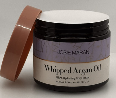 Josie Maran Ultra Hydrating Argan Oil Body Butter Vanilla Bean - 24 oz - Sealed